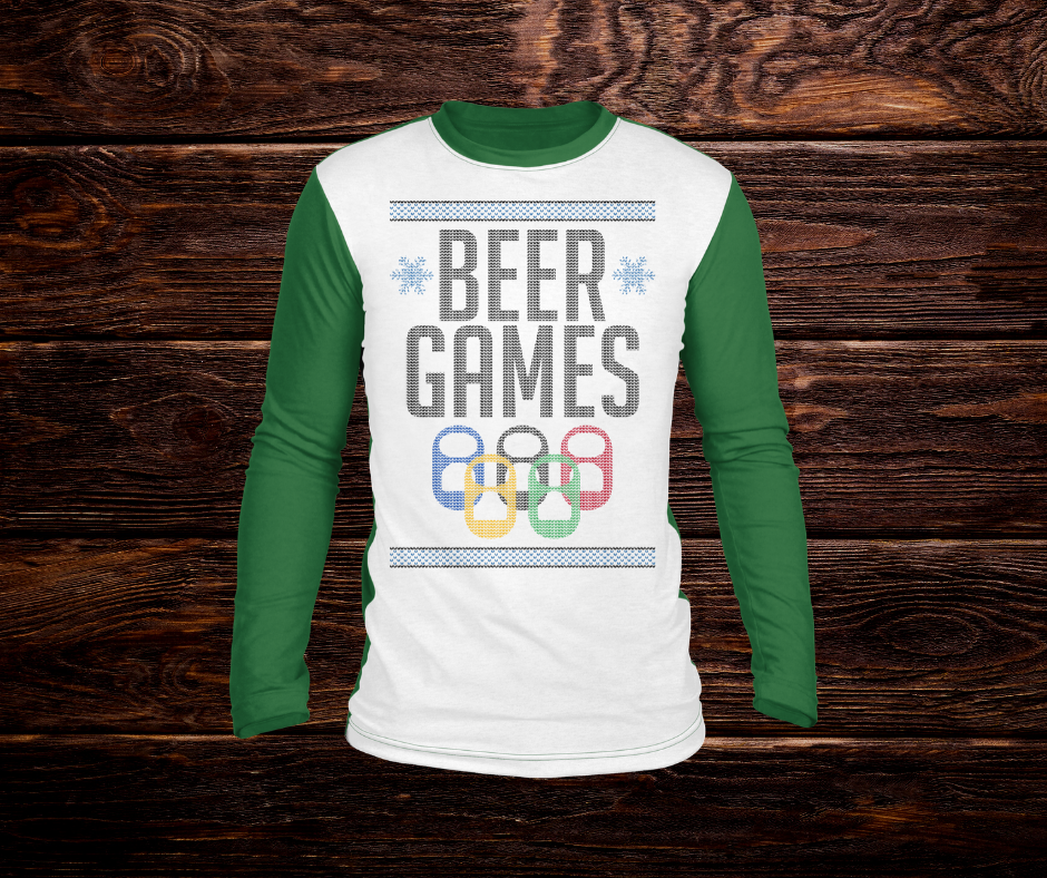 Beer Games Christmas Long Sleeve T-Shirt